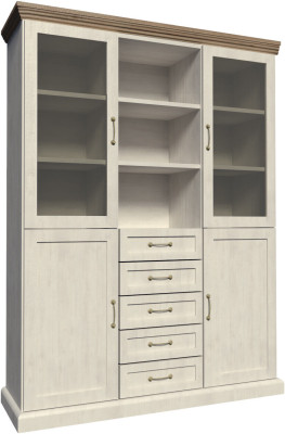 Esstisch 4x Stühle Esszimmer Garnitur 6tlg. Set Anrichte Tisch Stuhl Tische Holz