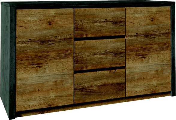 Wohnwand Wohnzimmer Set Vitrine Lowboard Wandregal tv Tisch 6 tlg. Garnitur Neu