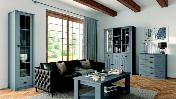 Vitrinen Kommodenschrank Schrank Holz Möbel Handarbeit Kommode Vitrine Kommoden