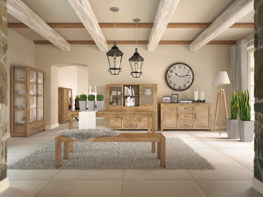 Esstisch Holz Tische Wohn Ess Zimmer Anrichte Esstische Holz Tisch Möbel Loft