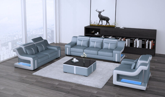 Sofagarnitur 3+1 Polster Designer Sofas Garnitur Couch Sofa Garnituren