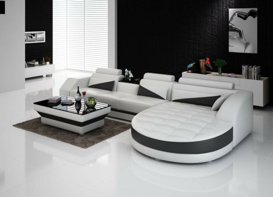 Ecksofa L-Form Wohnlandschaft Designer Sofa Couch Polster Sitz Garnitur