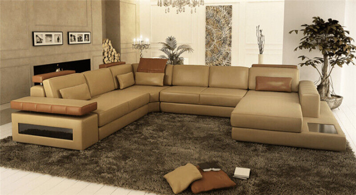 Ecksofa Polster Garnitur Sofas Couchen neu Sofa Couch Wohnlandschaft