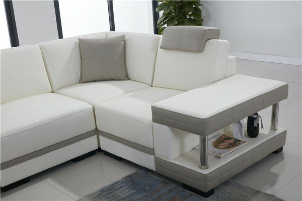 U Form Sofa Couch Polster Garnitur Wohnlandschaft Design Luxus Ecksofa