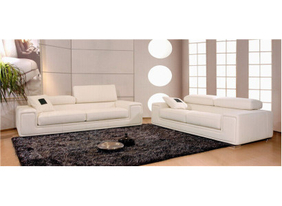 Design Couchen Sofas Polster Sitzer Sofagarnitur Garnituren Set Leder Sofa