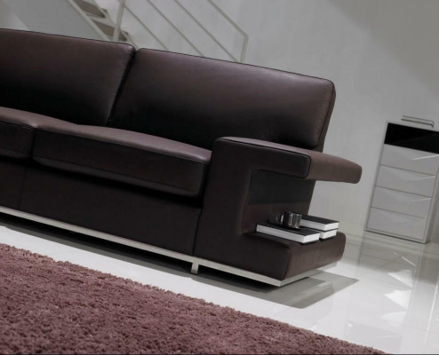 Ledersofa Wohnlandschaft 3+2+1 Sitz Garnitur Design Couch Modern Sofa
