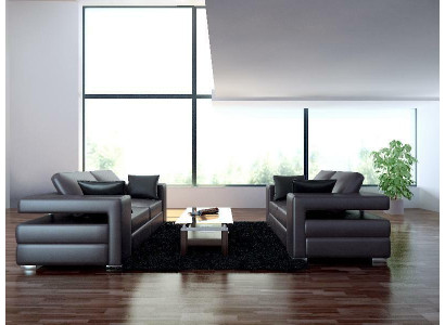 Komplett Set Sofagarnitur 3+1+1 Sitzer Designer Wohnlandschaft 3tlg