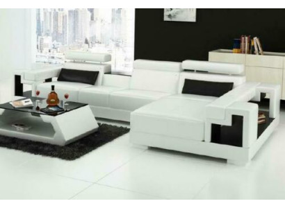 Ecksofa Ledersofa Wohnlandschaft L Form Sofa Couch Polster Sitz Ecke