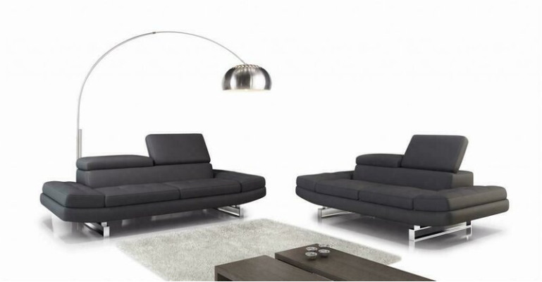 Komplett Set Sofagarnitur 3+1+1 Sitzer Designer Wohnlandschaft 3tlg xlmoebel