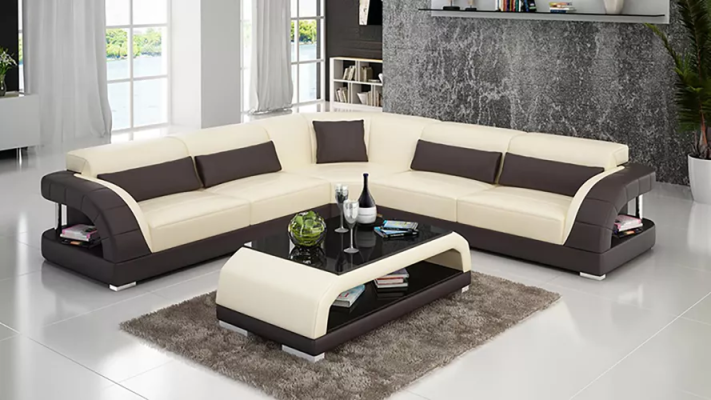 Ledersofa Design Wohnzimmer Couchen Günstige Polster Möbel Sitzgarnitur Sofa Neu