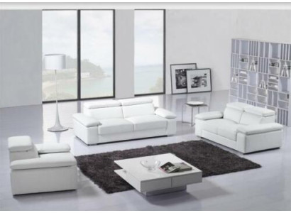 Ledersofa Sofagarnitur 32 Sitzer Set Garnitur Couch Polstersofa Designersofa