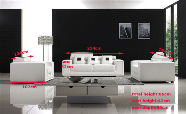 Garnitur Ledersofa Sofagarnitur 32 Sitzer Set Polstersofa Couch Designersofa Neu