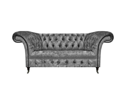Wohnzimmer Zweisitzer Sofa Couch Modern Chesterfield Polstermöbel Neu