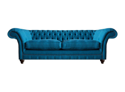 Wohnzimmer Textil Sofa Zweisitzer Couch Einrichtung Sitz Möbel Chesterfield