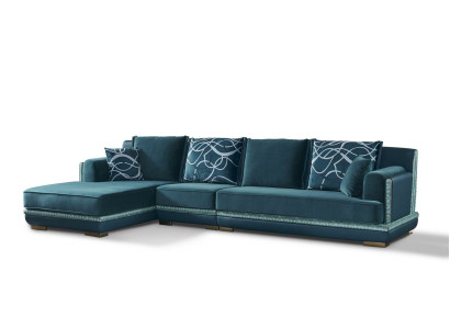 Ecksofa L Form Wohnlandschaft Sofa Couch Polster Ecke Deko Garnitur Leder