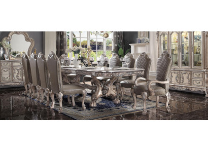 Gruppe Sessel Holz 10x Stuhl Set Esszimmer Polster Stühle Lehnstuhl Stuhl Barock