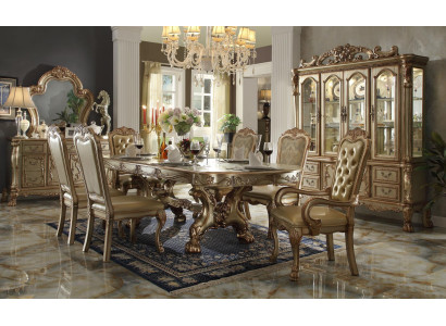 Klassischer Luxus Tisch Holz Tische Rokoko Barock Deko Antik Stil Ess Wohn