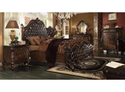 Design Schlafzimmer 5 tlg. Schlafzimmer Komplett Set Bett Deko Nachttisch