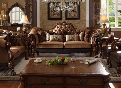 Sofagarnitur 4tlg. Barock Rokoko Set Design Sofa Polster Sitz Gruppe Couch