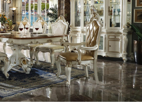 Esszimmer Stühle 1x Stuhl Deko Sessel Set Lounge Club mit Armlehnen Luxus