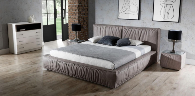 Nachttisch Braun Holz Möbel Design Beistelltisch Schlafzimmer Tisch