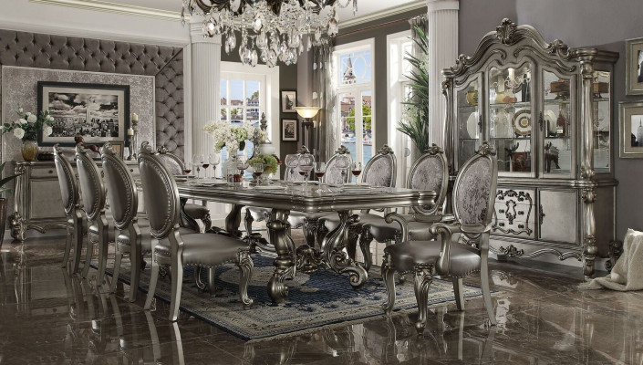 Esszimmer Set Barock Rokoko Tisch 10x Stühle Anrichte Kommode 13tlg.
