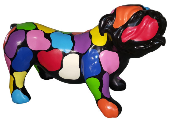 Moderne Figuren Dekoration Hund Garten Skulptur Skulpturen Designer Figur Statue