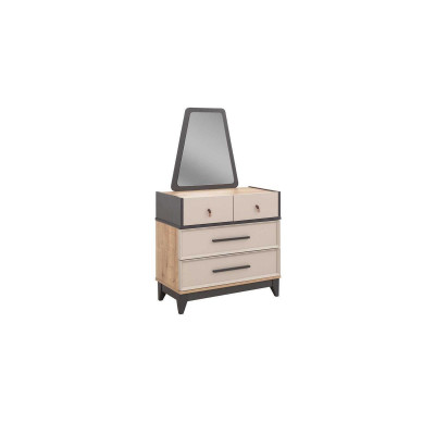 Garnitur Kinderzimmer Bett Kinderbett Braun Holz Sets Jugenbett 5tlg