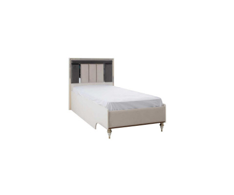 Kinderbett Bettrahmen Bett 120cm Kinderzimmer Bettgestelle Beige Stoff