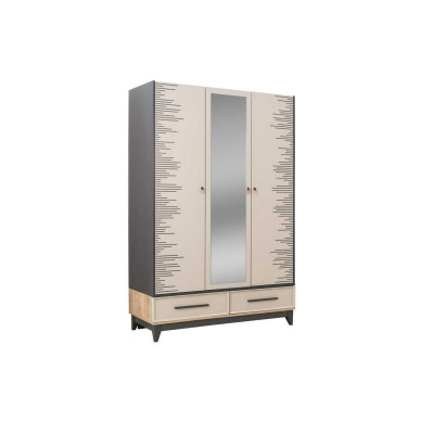 Komplette Kindermöbel Jugenbett Bett Holz Set 4tlg Kinderzimmer Braun