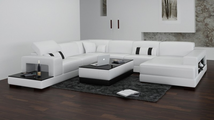 Luxus Couchen Leder Neu Sofa Sitz Eck Garnitur Polster Ecke Couch Design Couch
