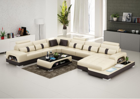 Couch Garnitur Polster Big xxl Sofas Couchen Sofa Wohnlandschaft U Form Ecksofa
