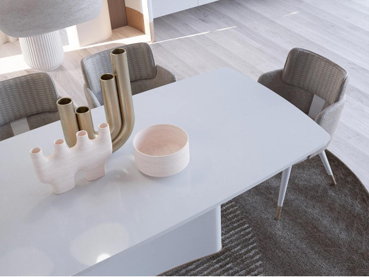 Esszimmer Design Esstisch Modern Möbel Weiß Tisch Neu Luxus Tische 240x110