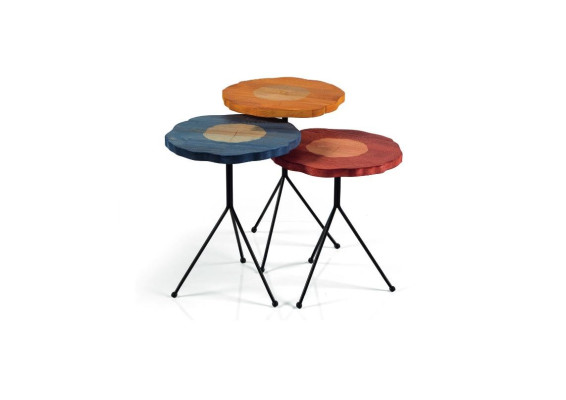 Set 3x Beistelltisch Designer Couchtisch luxuriös Wohnzimmer tisch Tisch