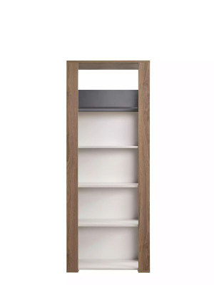 Kinderschreibtisch Schreibtisch Bücherregal Holz Braun Set 3tlg Sessel