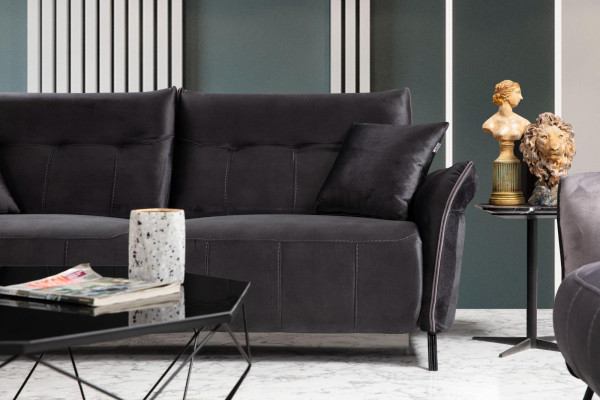 Wohnzimmer Garnitur Modern Design Möbel Luxus Sofagarnitur Set 2 tlg.