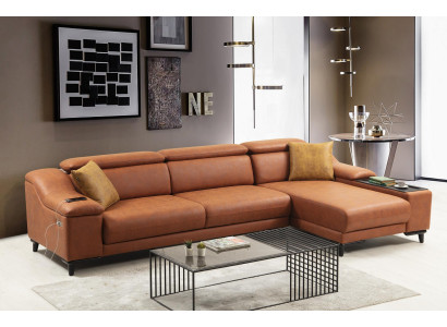 Wohnzimmer Ecksofa Modern L-Form Sofa Couch Eckgarnitur Polstermöbel Neu