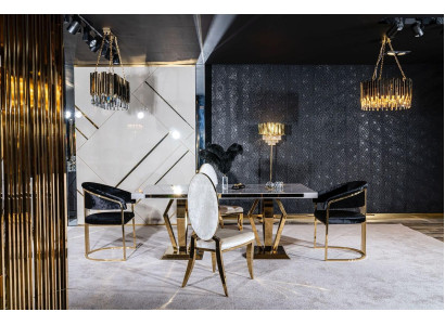 Esstisch 4x Stühle Esszimmer Set Essgruppe Modern Stuhl Tisch Tisch 5tlg