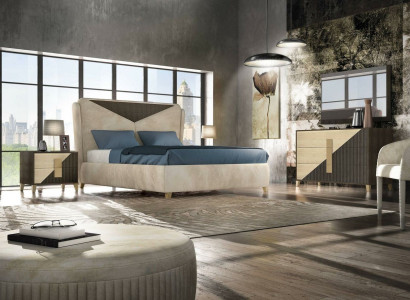 Bett Betten Doppelbett Schlafzimmer Ehe Polster Designer Doppelbetten