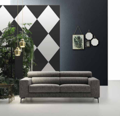 Moderne 3er Sitz Sofas Zimmer Möbel Grau Design Dreisitzer Couch Polster Sofa