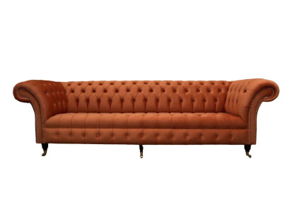 Britische Chesterfield Polster Luxus Sofa Design Couch Klassische Sofa 4 Sitzer