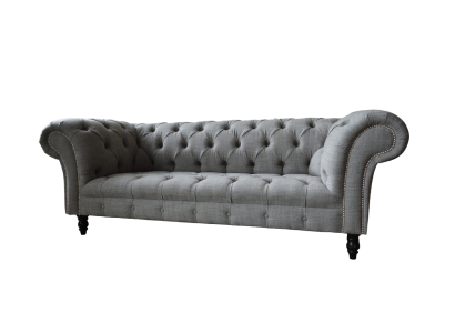 Chesterfield Couch 3 Sitzer Polster Sitz Textil Stoff Couchen Sofa Neu