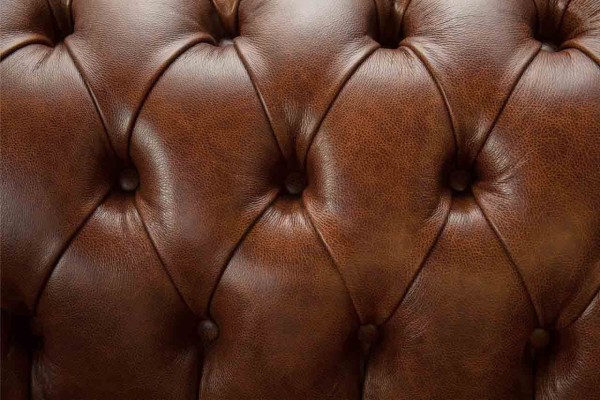 Luxus Sofa 2 Sitzer Sofas Braun Leder Design Möbel Stil Polster Neu