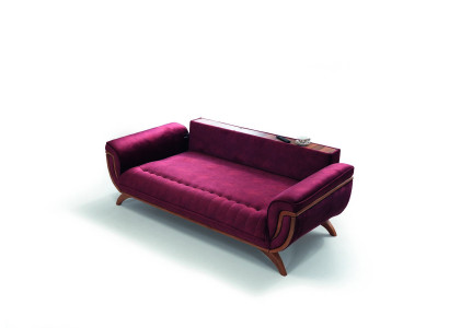 Verstellbare Couch mit Tisch Tiefe Sofa Big Schlaf Couchen Möbel 226cm