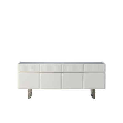 Sideboard Anrichte Schrank Holz Weiß Holzschrank Kommode Moderne