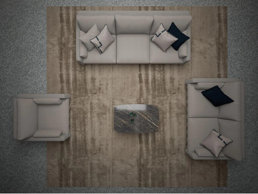Garnitur Polstermöbel Sofa Dreisitzer Modern Couch Zweisitzer Möbel Couchtisch