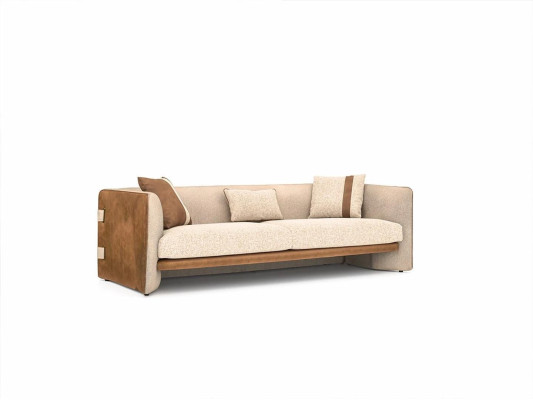 Komplett 5tlg Möbel Dreisitzer Sofa Luxus Sessel Modern Holz Couchtisch