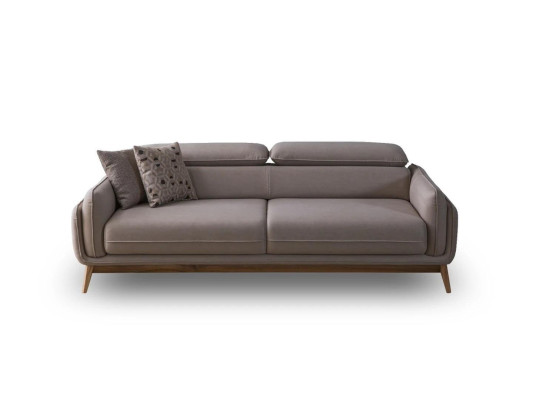 Wohnzimmer Kunstleder Dreisitzer Sofa Modern Polstermöbel Design Möbel Neu