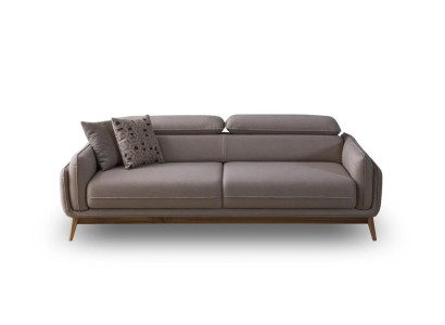 Wohnzimmer Kunstleder Dreisitzer Sofa Modern Polstermöbel Design Möbel Neu