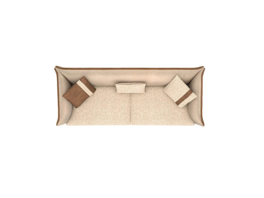 Beige Sofa Luxus Dreisitzer Couch Modern Einrichtung Polstermöbel Textil
